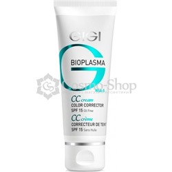 GiGi Bioplasma CC Cream SPF-15/ Крем для коррекции цвета кожи с тоном 75 мл