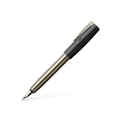 Перьевая ручка Loom Gunmetal, глянцевая, толщина пера F, в подарочной коробке, 1 шт