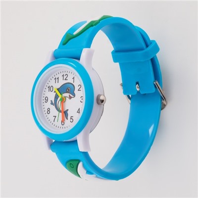 Часы наручные детские "Дельфин", d-3 см, ремешок 20 см