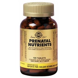 Solgar Prenatal Nutrients 120 Comprim?s