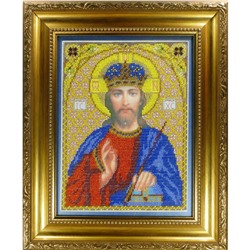 Икона - Христос - из граната и бисера 30х37 см - для ОПТовиков