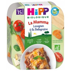 HiPP La Mamma Lasagnes ? la Bolognaise d?s 15 Mois Bio 250 g