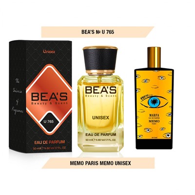 Парфюм Beas 50 ml U 765 Memo Paris Marfa unisex