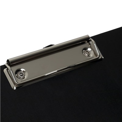 Планшет с зажимом А3, 420 х 320 мм, покрыт высококачественным бумвинилом, с металлическими уголками, чёрный (клипборд)