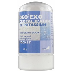 Exopharm Deo Exo Cristal d Alun de Potassium Pocket 60 g
