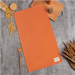 Полотенце Этель Kitchen 40х73 см, цвет оранжевый, 100% хлопок, саржа 220 г/м2