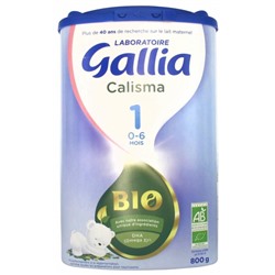 Gallia Calisma 1er ?ge 0-6 Mois Bio 800 g