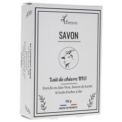 LHBEAUTY Savon Masque au Lait de Ch?vre Bio and Huile d Arbre ? Th? 100 g