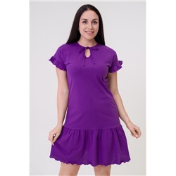 Платье женское из кулирки Чейси 2 фиолетовый