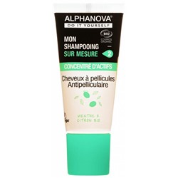 Alphanova DIY Mon Shampoing Sur Mesure Concentr? d Actifs Cheveux ? Pellicules Antipelliculaire Bio 20 ml