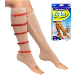Компрессионные носки-гетры на молнии Zip Sox оптом