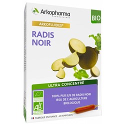 Arkopharma Arkofluides Radis Noir Bio 20 Ampoules