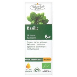 NatureSun Aroms Huile Essentielle Basilic (Ocimum basilicum) Bio 10 ml