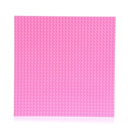 Пластина-основание для конструктора, 25,5 × 25,5 см, цвет розовый