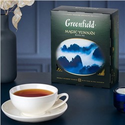 Чай в пакетиках Greenfield Magic Yunnan, 100шт