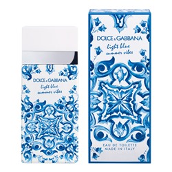 Женские духи   Дольче Габбана Light Blue Summer Vibes edt Pour femme 100 ml