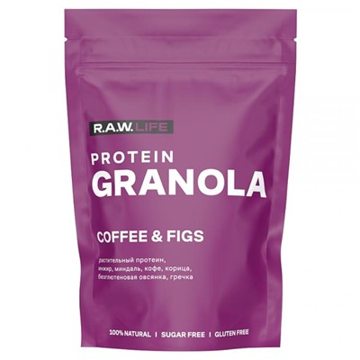 Гранола протеиновая PROTEIN GRANOLA COFFEE and FIGS