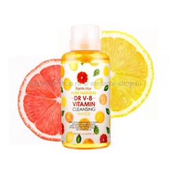 Очищающая вода Farmstay Pure Natural DR V-8 Vitamin Cleansing (78)