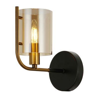 Настенный светильник Escada 671/1A E14*40W Black/Gold