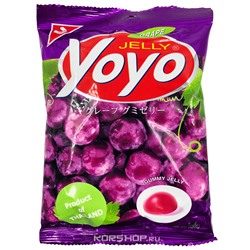 Желейные конфеты с фруктовым соком Виноград YoYo, Таиланд, 80 г Акция