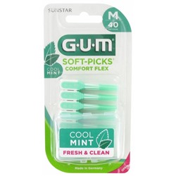 GUM Soft-Picks Comfort Flex Cool Mint Medium 40 Unit?s
