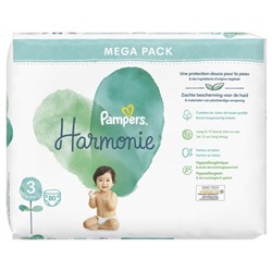 Pampers Harmonie 80 Couches Taille 3 (6-10 kg)