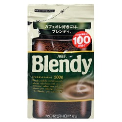 Растворимый кофе Standart Blendy AGF, Япония, 200 г Акция