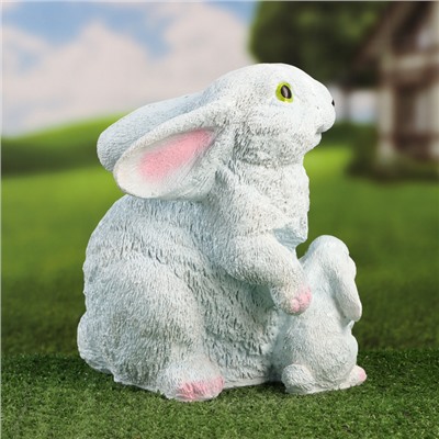 Садовая фигура "Кролики" 35см