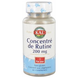 Kal Concentr? de Rutine 200 mg 60 Comprim?s