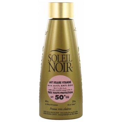 Soleil Noir Lait Solaire Vitamin? Tr?s Haute Protection SPF50+ 150 ml