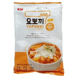 Токпокки в сырном соусе Yopokki (1 порция) пауч, Корея, 120 г Акция
