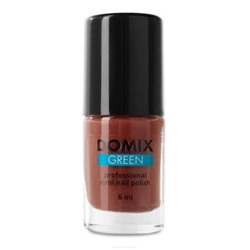 Domix Green Professional Лак для ногтей, глубокий красновато-коричневый, 6 мл