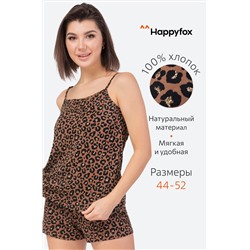 Женская пижама с шортами Happyfox