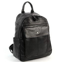 Кожаный рюкзак 9131 Блек