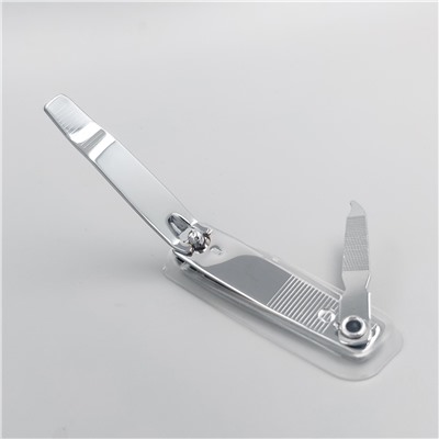 Zinger Книпсер для ногтей средний с пилкой / Classic SLN-603 F, 9 мм