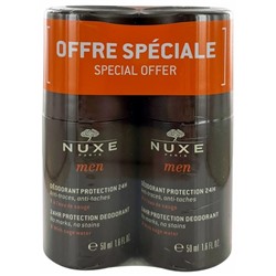 Nuxe Men D?odorant Protection 24H Lot de 2 x 50 ml