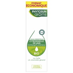 Phytosun Ar?ms Huile Essentielle Citronnelle de Java (Cymbopogon winterianus) Bio 30 ml