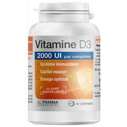 3C Pharma Vitamine D3 30 Comprim?s