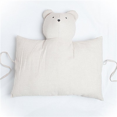 Декоративная подушка "Мишка", однотонный, серый (DP.М-1)