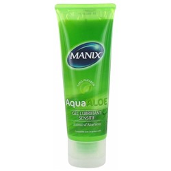 Manix Aqua Aloe Gel Lubrifiant Sensitif 80 ml