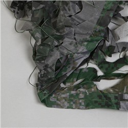 Сетка маскировочная, 3 × 2 м, двухслойная, песочно-зелёная, с люверсами