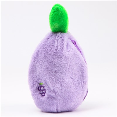 Мягкая игрушка «Зайка-виноград» на брелоке, 11 см