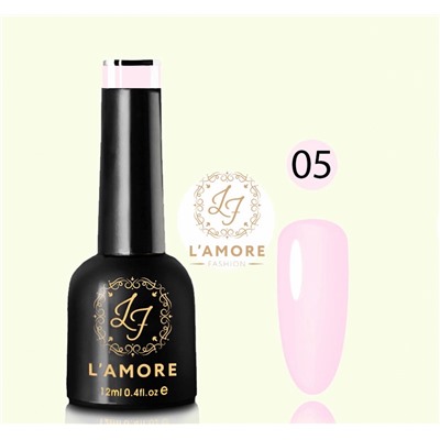 Гель лак для ногтей Luxury L’AMORE FASHION 12мл тон 05