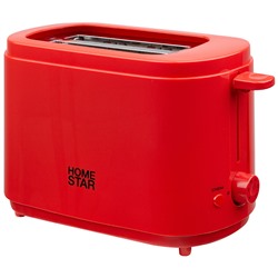 Тостер HomeStar HS-1050, цвет: красный, 750 Вт
