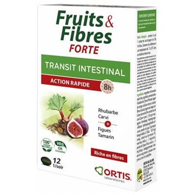 Ortis Fruits and Fibres Forte Transit Intestinal 12 Comprim?s