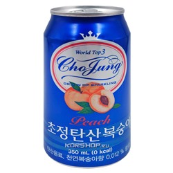 Газированный напиток Персик Chojung Ilhwa, Корея, 350 мл Акция