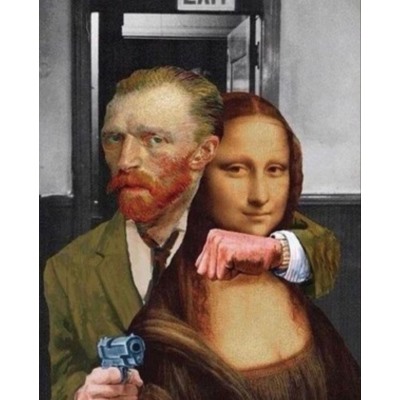 Декобокс. Ван Гог и Мона Лиза 2 60*90см