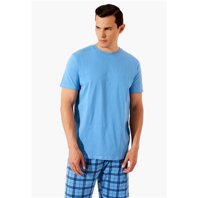 Комплект муж (шорты + футболка (фуфайка) Tamir_3 синий