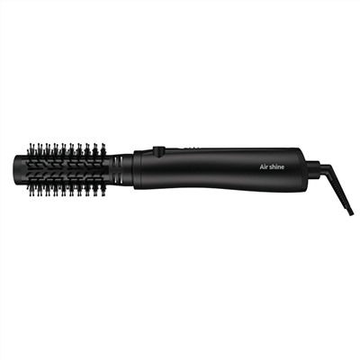 Dewal Фен-щетка для волос / Air Shine 03-400A, 38 / 50 мм, черный, 1200 Вт