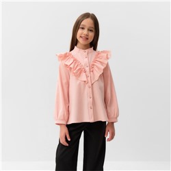 Блузка для девочки MINAKU цвет светло-розовый, рост 122 см